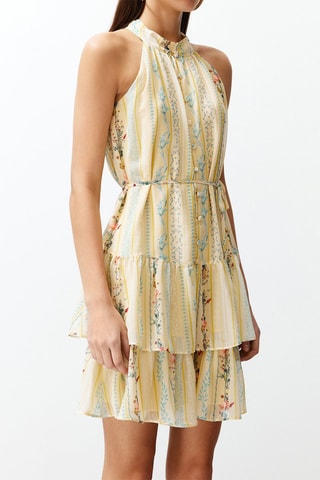 Robe - Jaune et vert