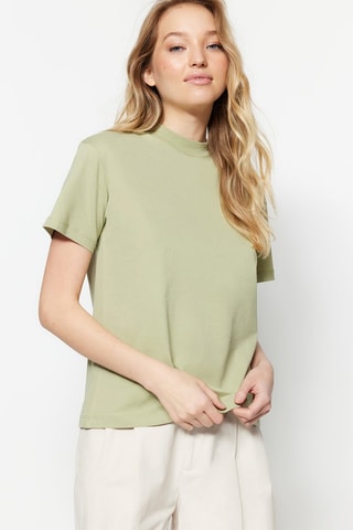 2 T-shirts - Beige et vert