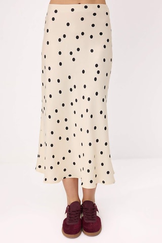 Jupe midi - Blanc
