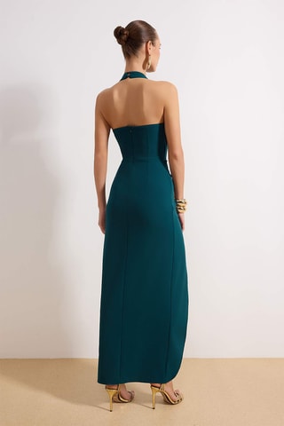 Robe droite - Vert foncé