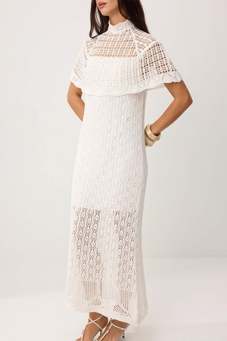 Robe longue - Écru
