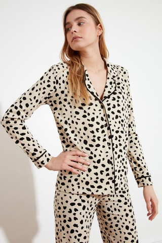 Pyjama - Beige et noir