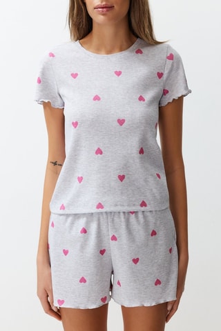 Pyjama - Rose et gris
