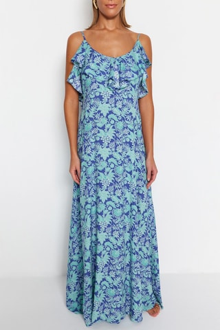 Robe longue - Vert
