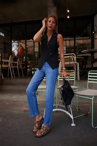 Mules - Marron et noir