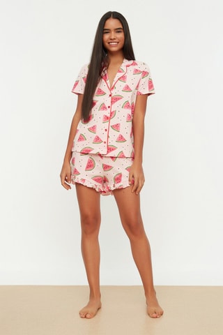 Pyjama - Orange et rose