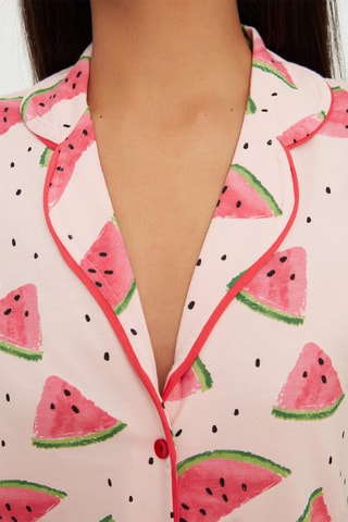Pyjama - Orange et rose