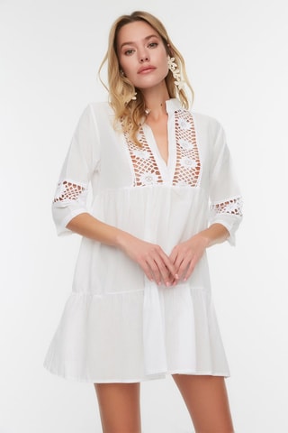 Robe droite - Blanc