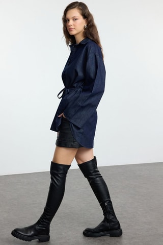 Chemise oversize - Bleu