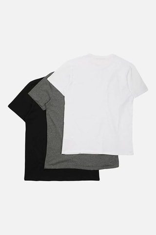 3 T-shirts MASQUE NC - Noir et gris