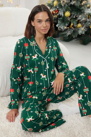 Pyjama - Blanc, rouge et vert