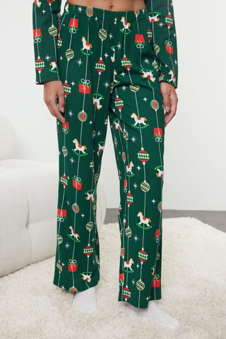 Pyjama - Blanc, rouge et vert