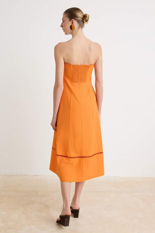 Robe bustier - Orange