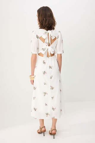 Robe midi - Blanc