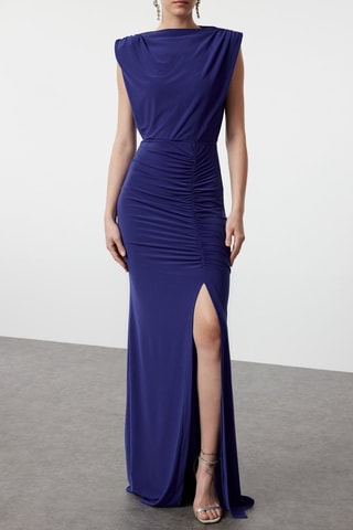Robe longue - Bleu