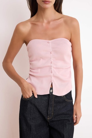 Top bustier - Rose