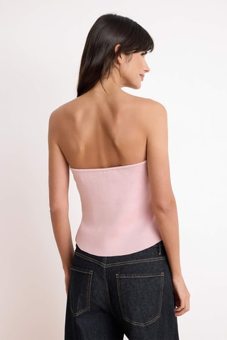 Top bustier - Rose