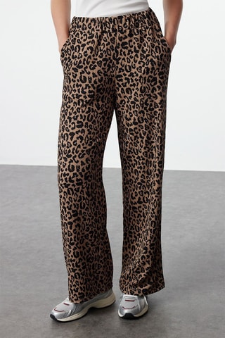 Kimono et pantalon - Noir et marron