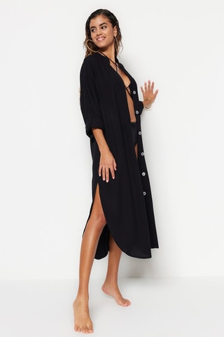 Robe de plage - Noir