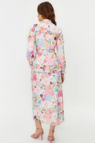 Robe longue - Blanc