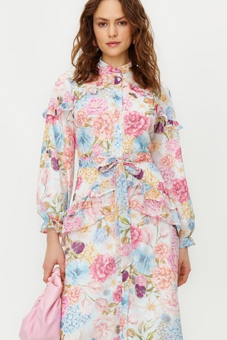 Robe longue - Blanc