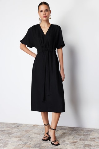 Robe midi - Noir