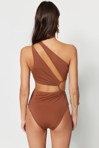 Maillot 1 pièce - Marron