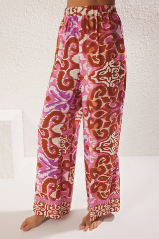 Chemisier et pantalon taille haute - Multicolore