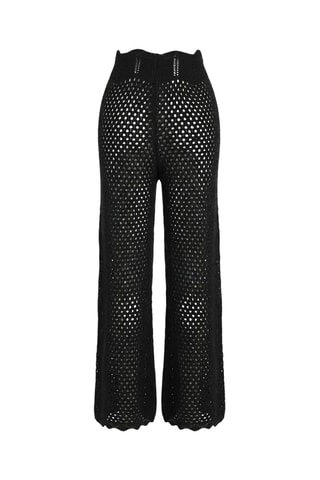 Pantalon de plage taille haute - Noir