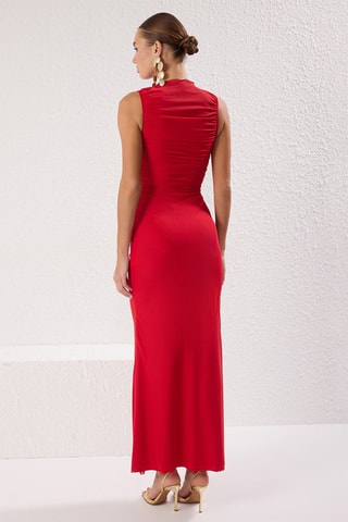 Robe longue - Rouge
