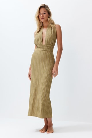 Robe de plage - Vert