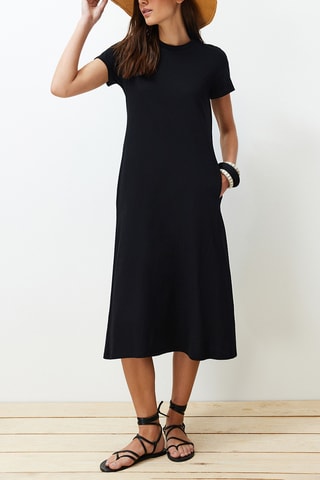 Robe midi - Noir