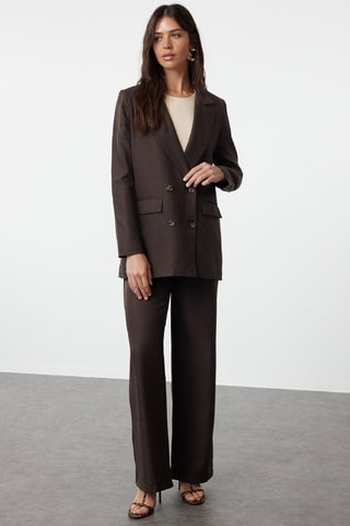 Veste de costume et pantalon - Marron