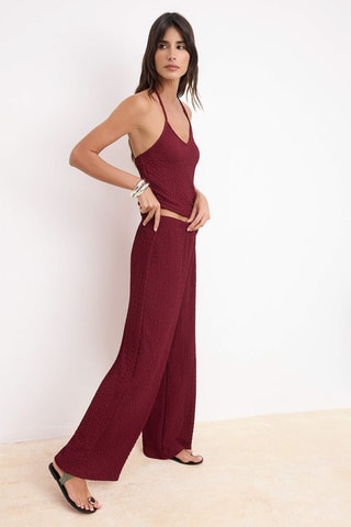 Top et pantalon - Bordeaux