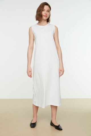 Robe longue - Blanc