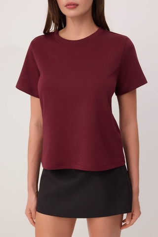 T-shirt regular - Bordeaux