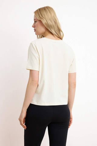 T-shirt regular - Écru