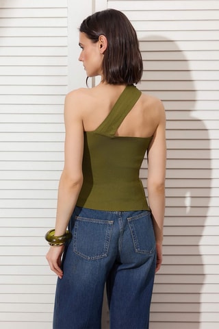 Top asymétrique - Kaki