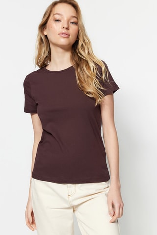 2 T-shirts - Beige et marron