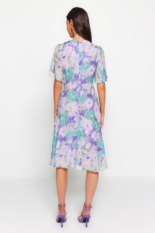 Robe midi - Multicolore
