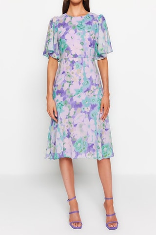 Robe midi - Multicolore