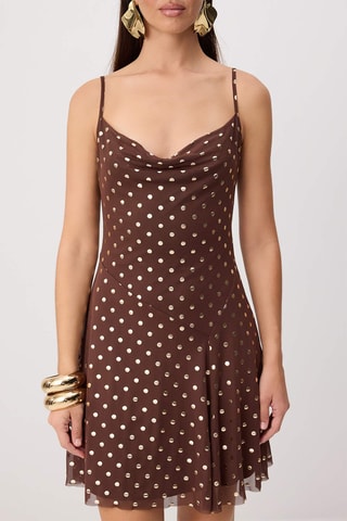 Robe patineuse - Marron