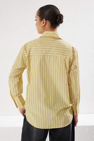 Chemisier oversize - Jaune
