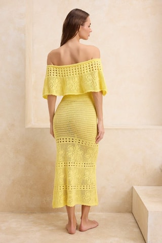 Robe de plage - Jaune