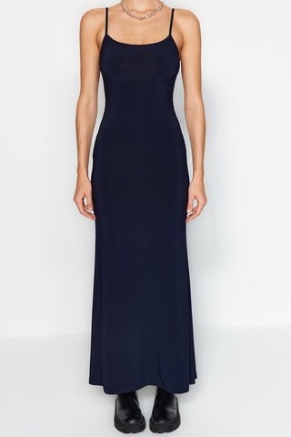 Robe longue - Bleu marine