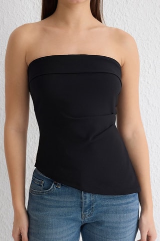 Top bustier - Noir