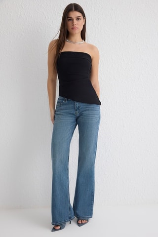 Top bustier - Noir