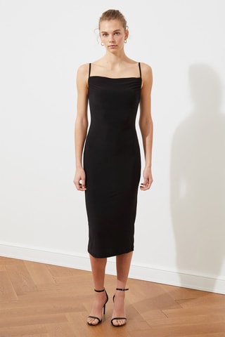 Robe fourreau - Noir