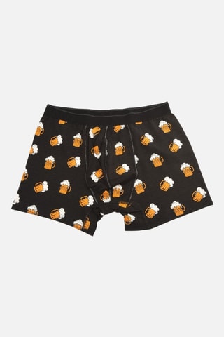 3 boxers - Noir et orange