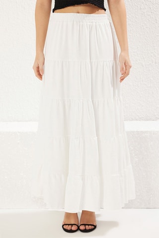 Jupe longue - Blanc